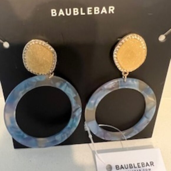 BAUBLEBR - Gold Tone Dangle Earrings - Picture 3 of 5